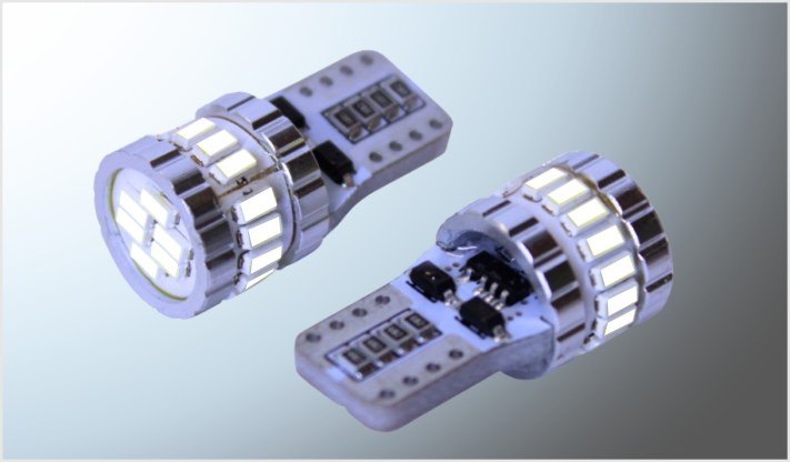 FOCO 158 PELLIZCO 24 SMD (3014) "PROJECK" SIN POLARIDAD 12-24 Volts CANBUS CHINA /100
