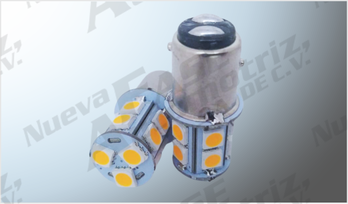 FOCO 1034 "PROJECK" TIPO MAZORCA 13 SMD AMBAR (5050) C/ESTROBO CHINA /50