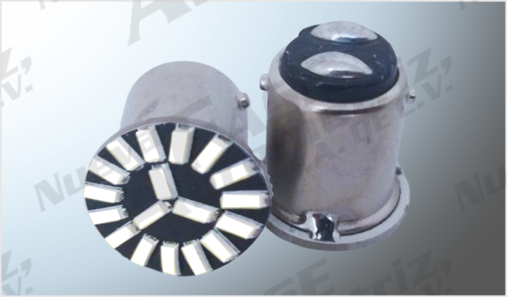 FOCO 1034 "PROJECK" 18 HIPERLEDS VERDE (4014) CANBUS CHINA /100