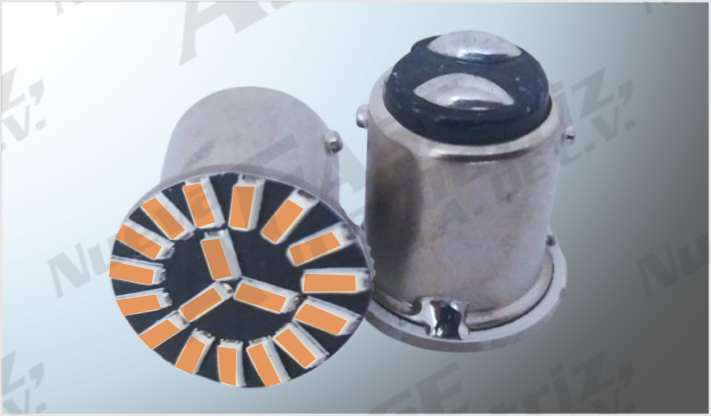 FOCO 1176 "PROJECK" 18 HIPERLEDS AMBAR (4014) CANBUS CHINA /100