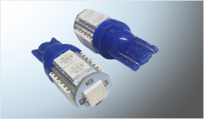 FOCO 158 T/MAZORCA 9 HIPERLEDS (5050) AZULES 12V CHINA /100