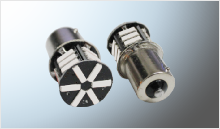 FOCO 1141 "PROJECK" 21 LEDS (7020) T/MAZORCA AZUL FIJO-ESTROBO ULTRA BRILLANTE 12 Volts CHINA /100