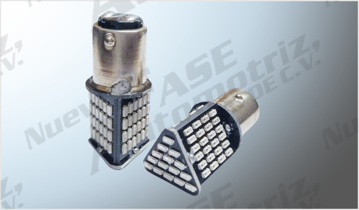 FOCO 1034 "ICE-CUV" 87 LEDS (3014) AMBAR TIPO MAZORCA CON ESTROBO 12 Volts CHINA/