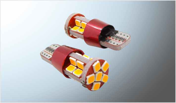 FOCO 158 22 HIPERLEDS (2835) "PROJECK" AMBAR SIN POLARIDAD 12- 24 Volts CHINA /100