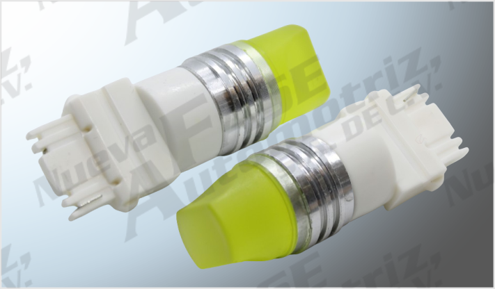 FOCO 3156 "PROJECK" 9 (3528) AMBAR 1 Watt ICE FIJO CHINA /100