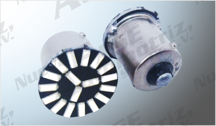 FOCO 1141 "PROJECK" 18 HIPERLEDS AZULES (4014) PLANO CANBUS C/ESTROBO CHINA /100