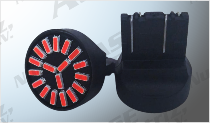 FOCO 7443 "PROJECK" 18 HIPERLEDS ROJOS (4014) PLANO CANBUS C/ESTROBO CHINA /100