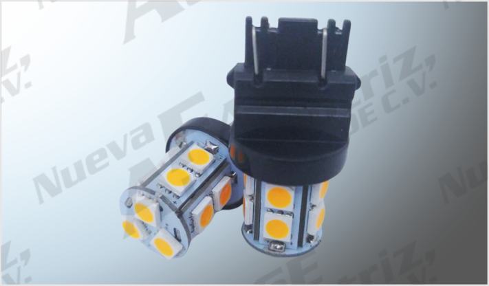 FOCO 3157 "PROJECK" TIPO MAZORCA 13 SMD AMBAR (5050) CHINA /50
