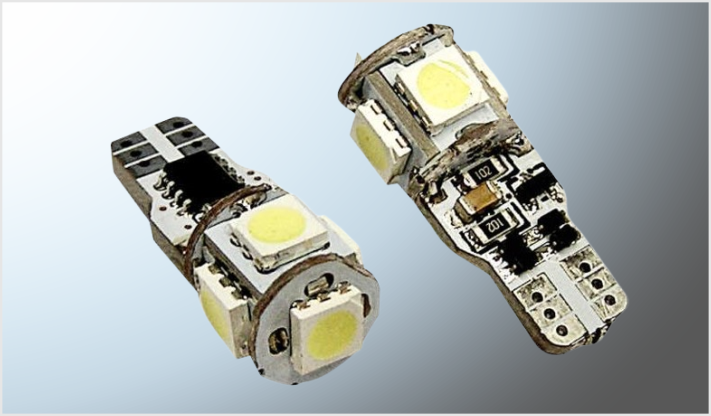 158 TIPO MAZORCA 5 (5050) CLAROS ESTROBO CANBUS (2 PZAS) CHINA /100