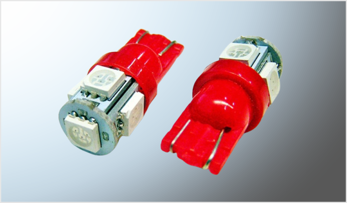 158 TIPO MAZORCA 5 HIPERLEDS (5050) ROJOS (2 PZAS) CHINA /100