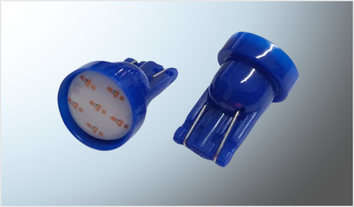 FOCO 158 6 CHIPS COB AZUL "PROJECK" (2 PZAS) PLASMA CHINA /100