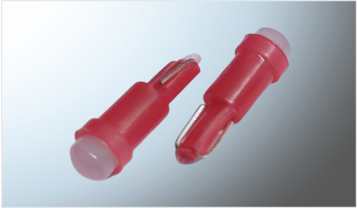 FOCO T-5 MINI PELLIZCO ROJO "PROJECK" (2 PZAS) PLASMA CHINA /100