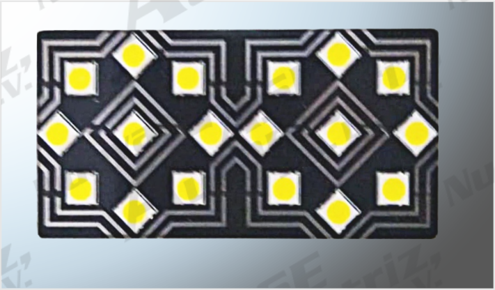 FOCO LUZ INTERIOR "PROJECK" 18 SMD (3030) CLARO (4.2 x 2.2 cms) 12 Volts CHINA /100
