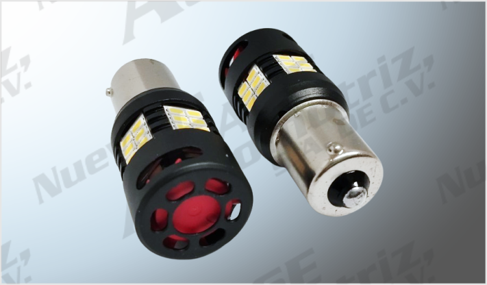 FOCO 1141 "PROJECK" 30 CLAROS (3020) S/POLARIDAD CANBUS C/VENTILADOR 12-24 Volts CHINA /50