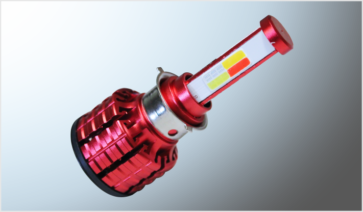 P/MOTO UNIVERSAL COBS ALTA CLARO BAJA AMBAR-ROJO-AZUL FIJO ROTATIVO 60W 6000Lm 8- 80V/10