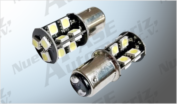 FOCO 1034 "PROJECK" TIPO MAZORCA 19 LEDS CLAROS (5050) CANBUS C/ESTROBO CHINA /50