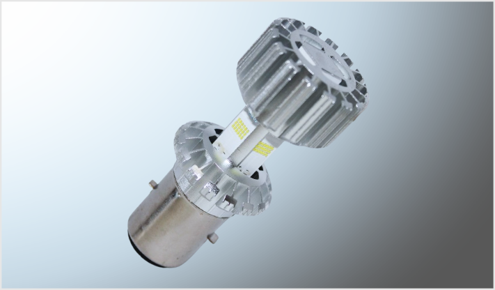 FOCO P/MOTO BA20D 4 CLARO ALTA Y BAJA 20 Watts ALUMINIO 6000K 2000Lm 8-80V CHNA/10