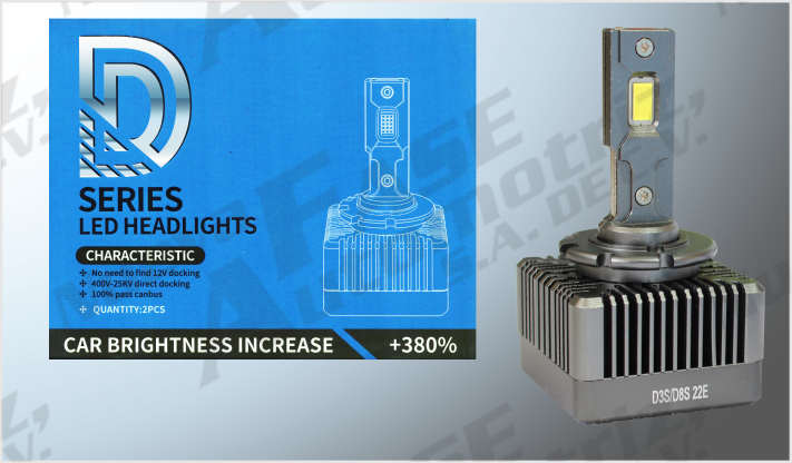 SISTEMA FOCOS LED "PROJECK D3" S/R CLARO 12-24 V 55 Watts 6600 Lm 30000 Hrs. CHINA/10