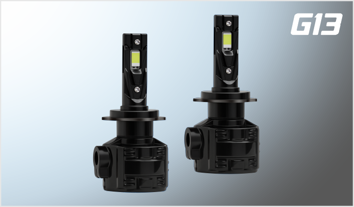 FOCOS LED "G13" H-7 CLARO DOBLE TUBO COBRE REFORZADO 9-32 Volts 100 Watts 10000 Lm 6000K ALUMINIO CHINA/50