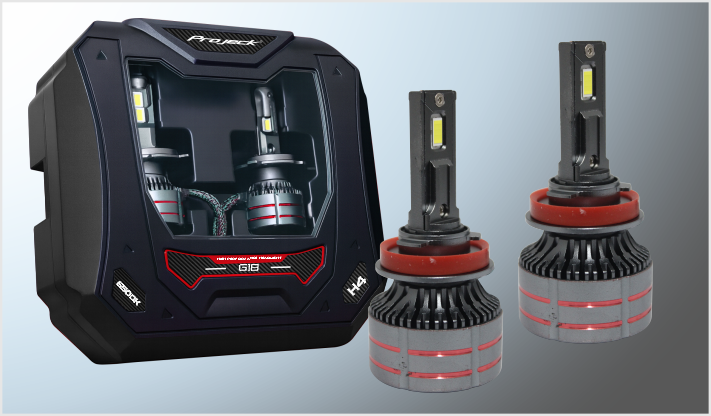 FOCOS LED "G18" H-11 CLARO COBRE REFORZADO 9-32 Volts 60 Watts 5000Lm 6500K ALUMINIO CHINA/50