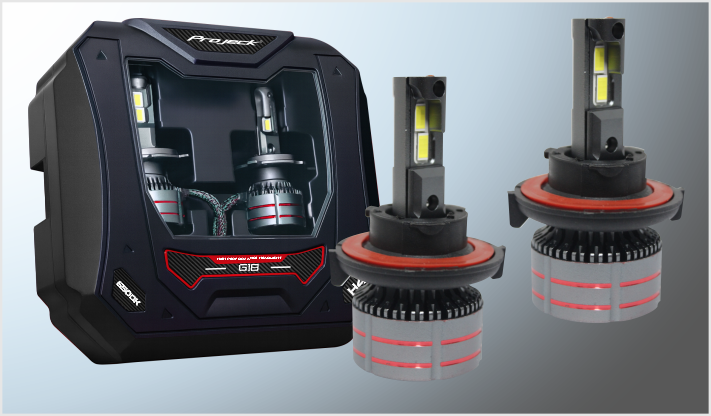 FOCOS LED "G18" H-13 CLARO COBRE REFORZADO 9-32 Volts 60 Watts 5000Lm 6500K ALUMINIO CHINA/50