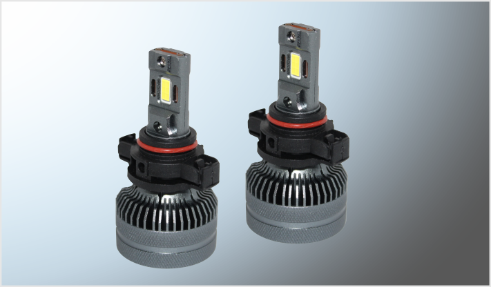 SISTEMA FOCOS LED 5202 CLARO "ALTO PODER" 2 COBS 12 Volts 100 Watts 1400 Lm C/BALASTRA CHINA/40