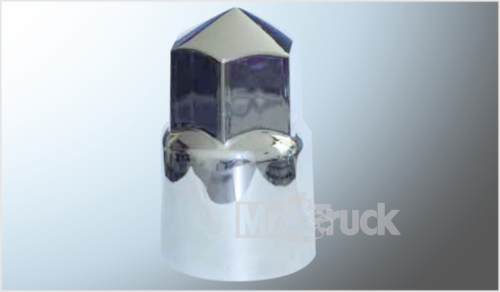 CUBRETUERCA PLASTICO 33 mm ANCHO x 3 1/2" ALTO HEXAGONAL C/FALDON CHINA /250