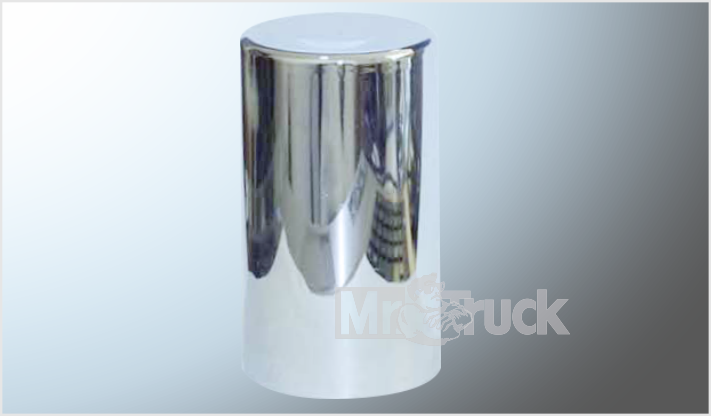 CUBRETUERCA PLASTICO CROMADA 2" x 3 1/2" ALTO TIPO PLANO C/ROSCA CHINA /250