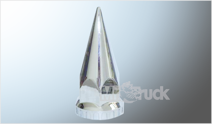 CUBRETUERCA PLASTICO CROMADA 2" ANCHO x 4 3/4" ALTO TIPO LAPIZ C/FALDON CHINA /250