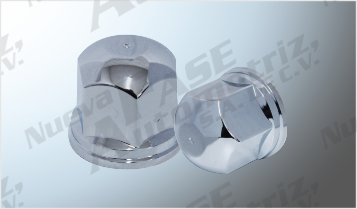 CUBRETUERCA PLASTICO CROMADA 2" ANCHO x 2 1/162" CORTA PRESION CHINA /250