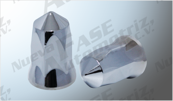 CUBRETUERCA PLASTICO CROMADA 15/16" ANCHO x 2 3/16" ALTO PRESION CHINA /250