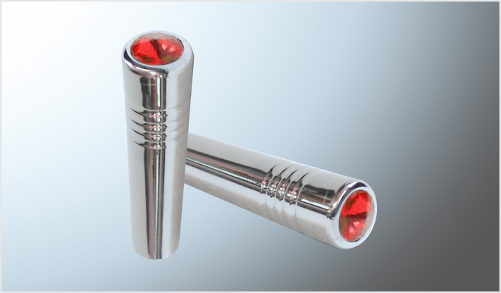 EXTENSION P/SWITCH CROMADA 1/4" x 2.1" ROJO (10 piezas) EN BOLSA CHINA/200