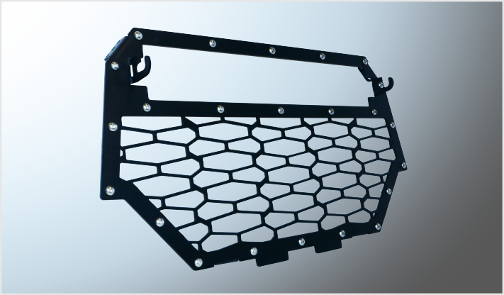 NEGRA (37x22 cms ) PARA FAROS POLARIS RAZER XP-1000 2014-2018 CHINA /20