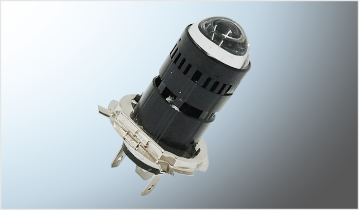 PARA MOTOCICLETA "RTD" H-4 CLARO- AMARILLO C/LUPA 9-18 30 2850 Lm 6500 K CHINA /144