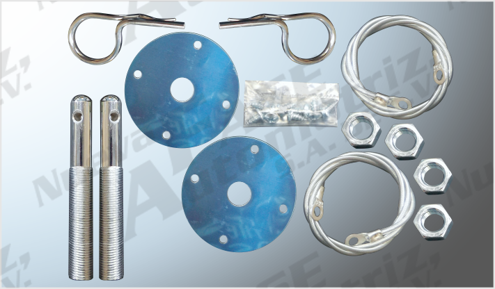 4015 SEGUROS DE COFRE DEPORTIVO C/CABLE ACERO INOXIDABLE TWN /40