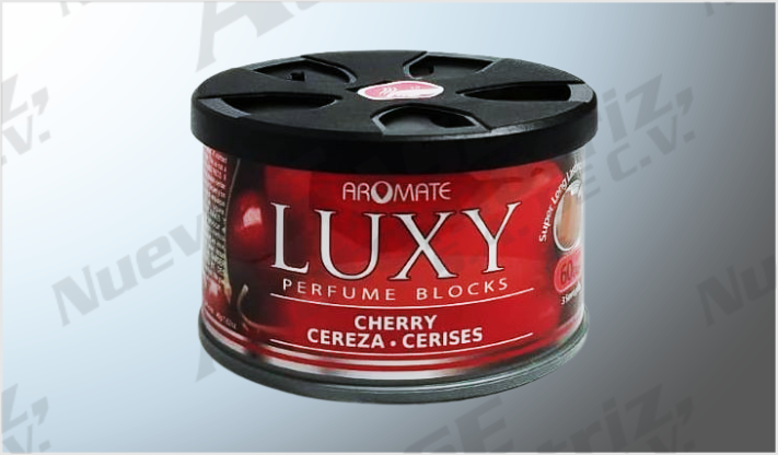 AROMATIZANTE "LUXY" PERFUME ORGANICO (TRES BLOCKS) 46 grs CEREZA TAIWAN /24