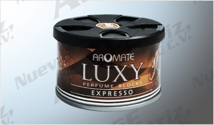 AROMATIZANTE "LUXY" PERFUME ORGANICO (TRES BLOCKS) 46 grs EXPRESSO TAIWAN /24