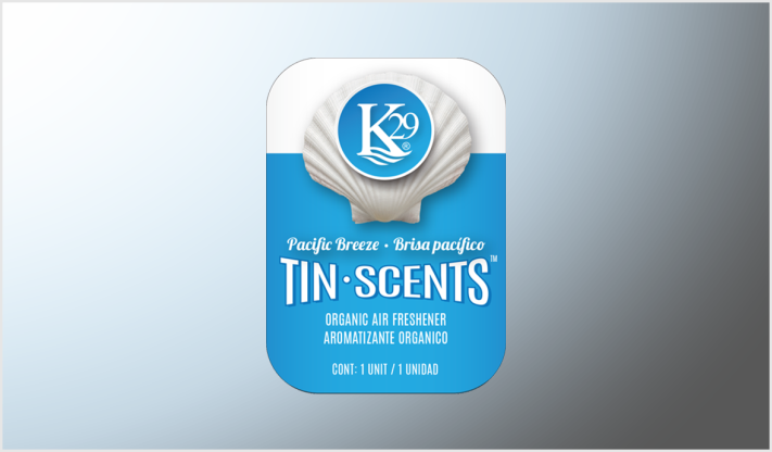 AROMATIZANTE "K29" TIN INDIVIDUAL BRISA PACIFICO /48
