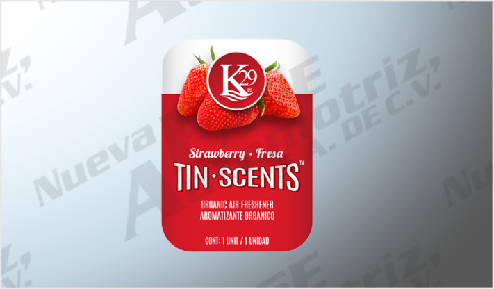 AROMATIZANTE "K29" TIN INDIVIDUAL FRESA /48