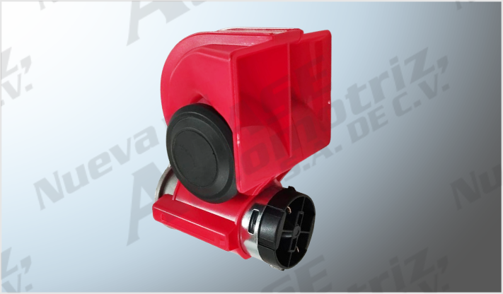 DE AIRE GRANDE PLASTICO ROJA P/AUTO Y CAMION C/COMPRESOR Y RELAY SONIDO TREN 12 Volts /20