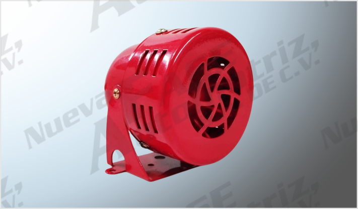 SIRENA METALICA ROJA Y CAMION SONIDO AMBULANCIA 12 Volts CHINA /