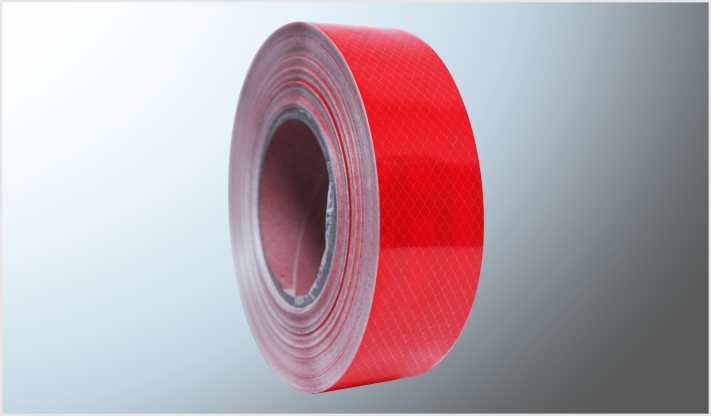 CINTA REFLEJANTE ROJA 2" x 45.7 mts (ROLLO) CHINA/24