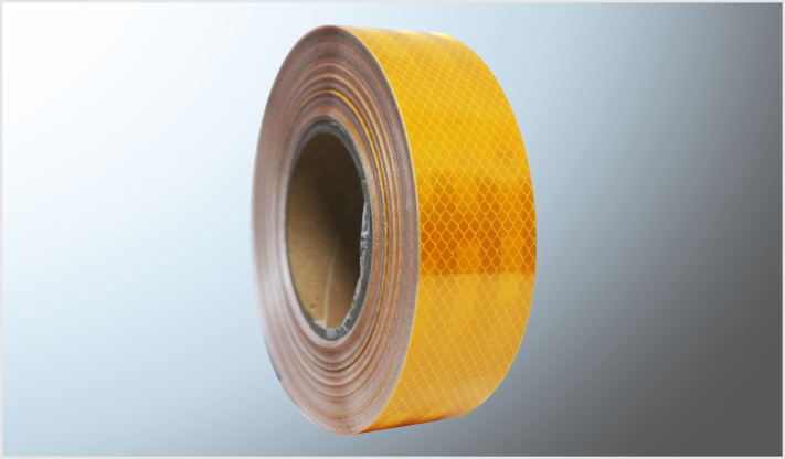 CINTA REFLEJANTE AMARILLA 2" x 45.7 mts (ROLLO) CHINA/24