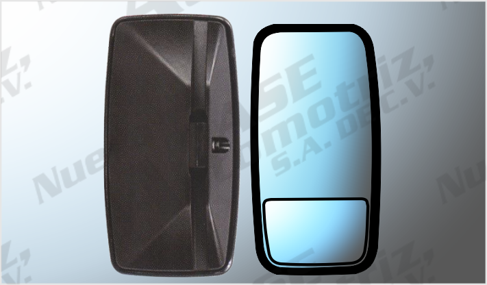 ESPEJO DE COFRE IZQUIERDO KEN T-680 C/DIRECCIONAL SECUENCIAL LED 24 Volts CHI/4 ESPEJO DE COFRE DERECHO KEN T-680 C/DIRECCIONAL SECUENCIAL LED 24 Volts CHI/4 ESPEJO LATERAL TIPO TOYOTA HINO UNIVERSAL PLASTICO NEGRO C/CONCAVO (20x43 cms) IZQUIERDO CHINA /10