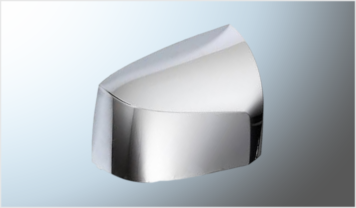 CUBIERTA PARA ESPEJO DE COFRE DERECHO VLV 2012 Y NUEVOS CROMADA ABS CHINA /1