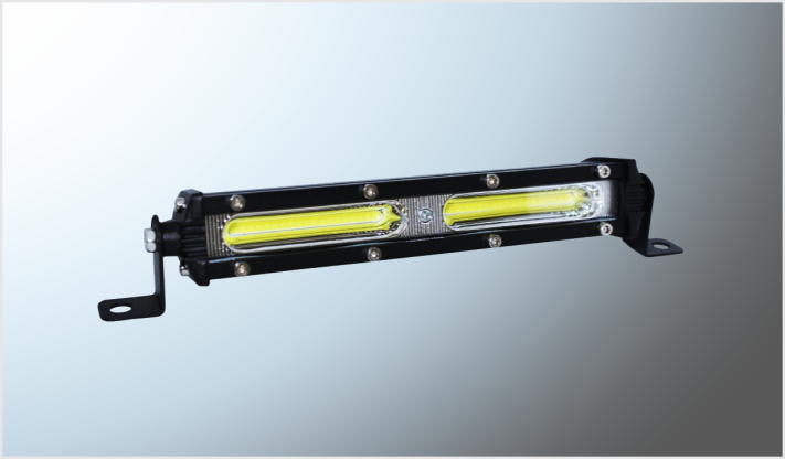 FARO BARRA MINI 2 COBS CLAROS 18 Watts RECTANGULAR (17x2.5x4.5 cms) 9-24V ESTROBO Y FUNC. CHINA/100