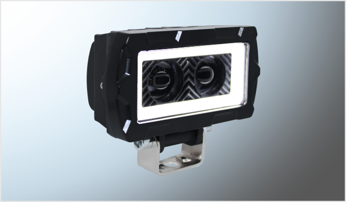 FARO 2 LUPAS CLARO- AMBAR 20 Watts RECTANGULAR (9.5x5x5 OJO ANGEL CLARO 9- 32 Volts CHINA/25