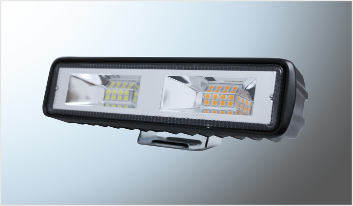 FARO 16 HYPERLEDS CLARO-AMBAR 20 Watts RECTANGULAR (15x3.5x4 cms) 9-32 Volts ESTROBO CHINA/25
