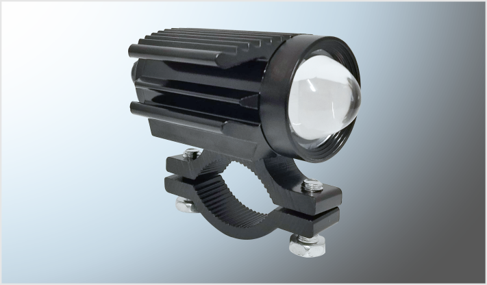 FARO CIL. LED CREE 3570 C/LUPA CLARO-AMBAR- (3x4.5x5.7 cms) 20 Watts 1400Lm 10-80V/50