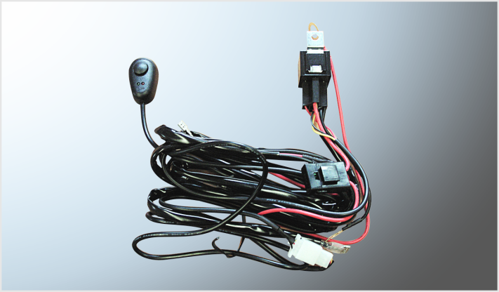 ARNES Y CABLE 2.3 mts 18 PARA FAROS Y BARRAS CON SWITCH 75 Watts 9-32 Volts CHINA/100